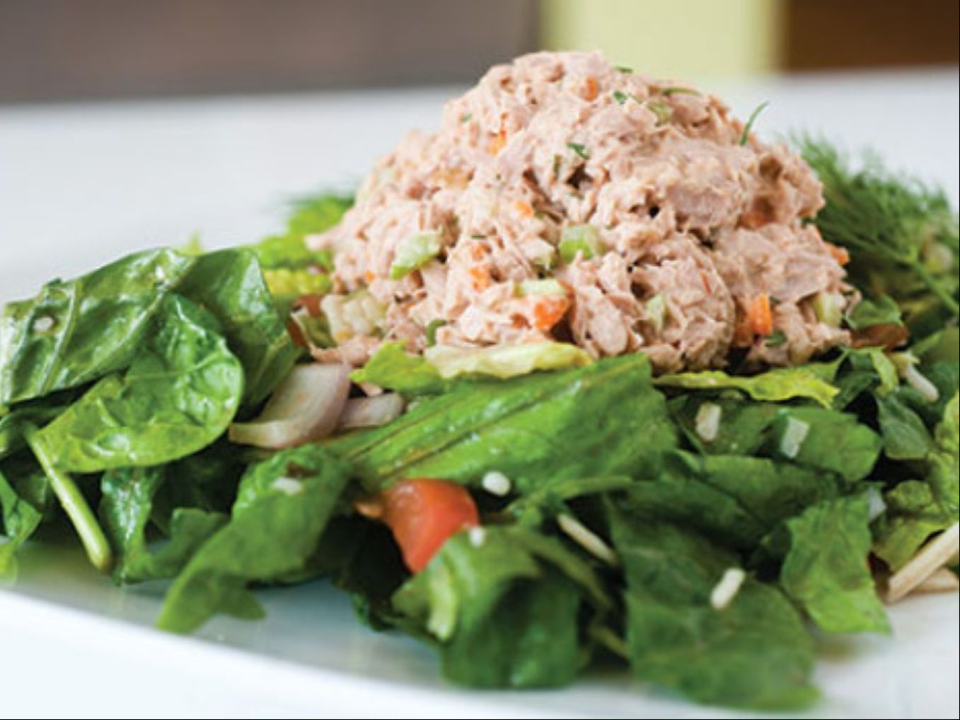 Mediterranean Tuna Salad Bowl.