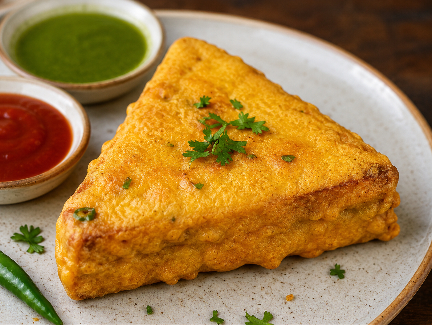 BREAD PAKODA PER PIECE.