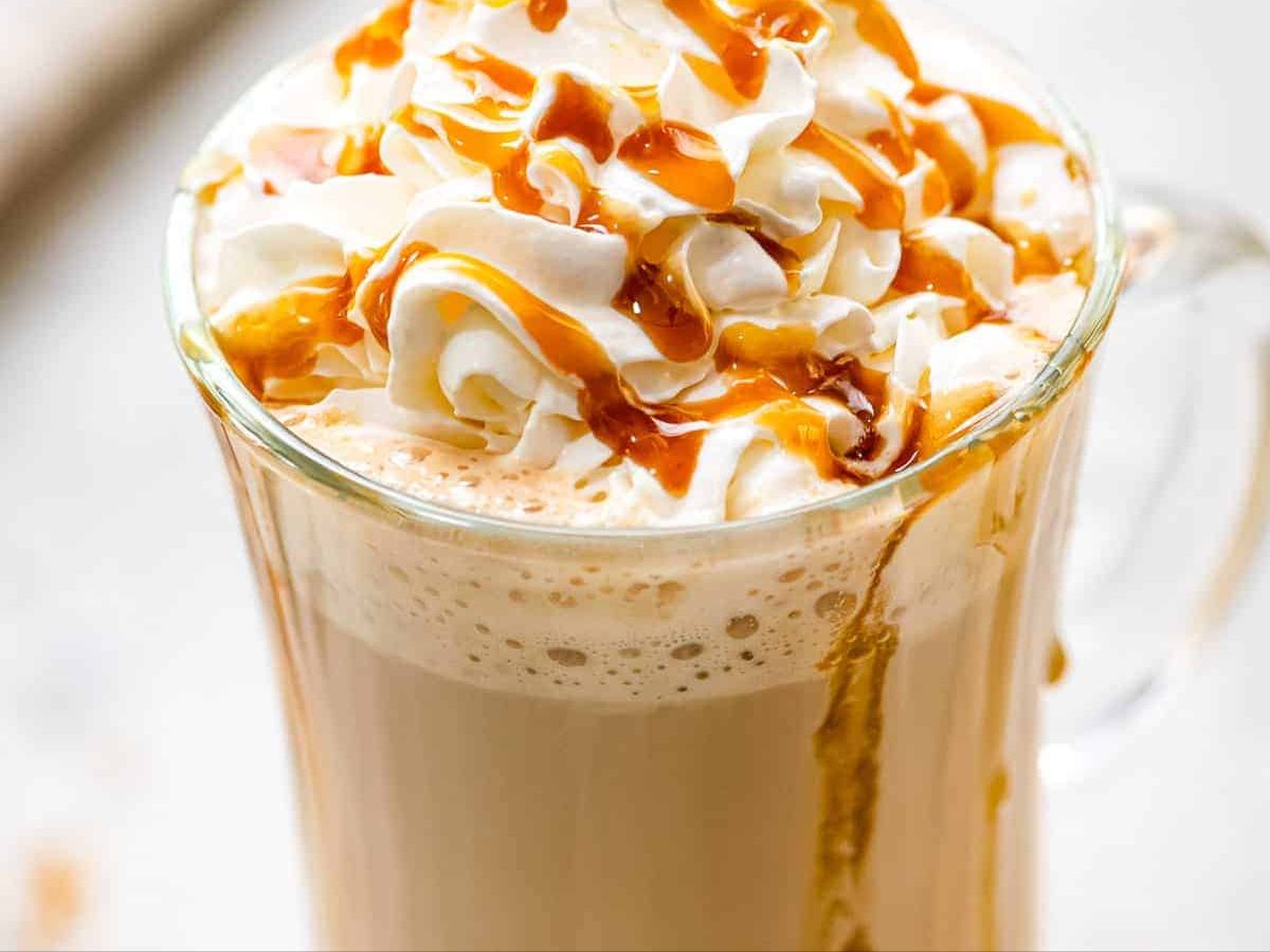 Salted Caramel Cream Latte.