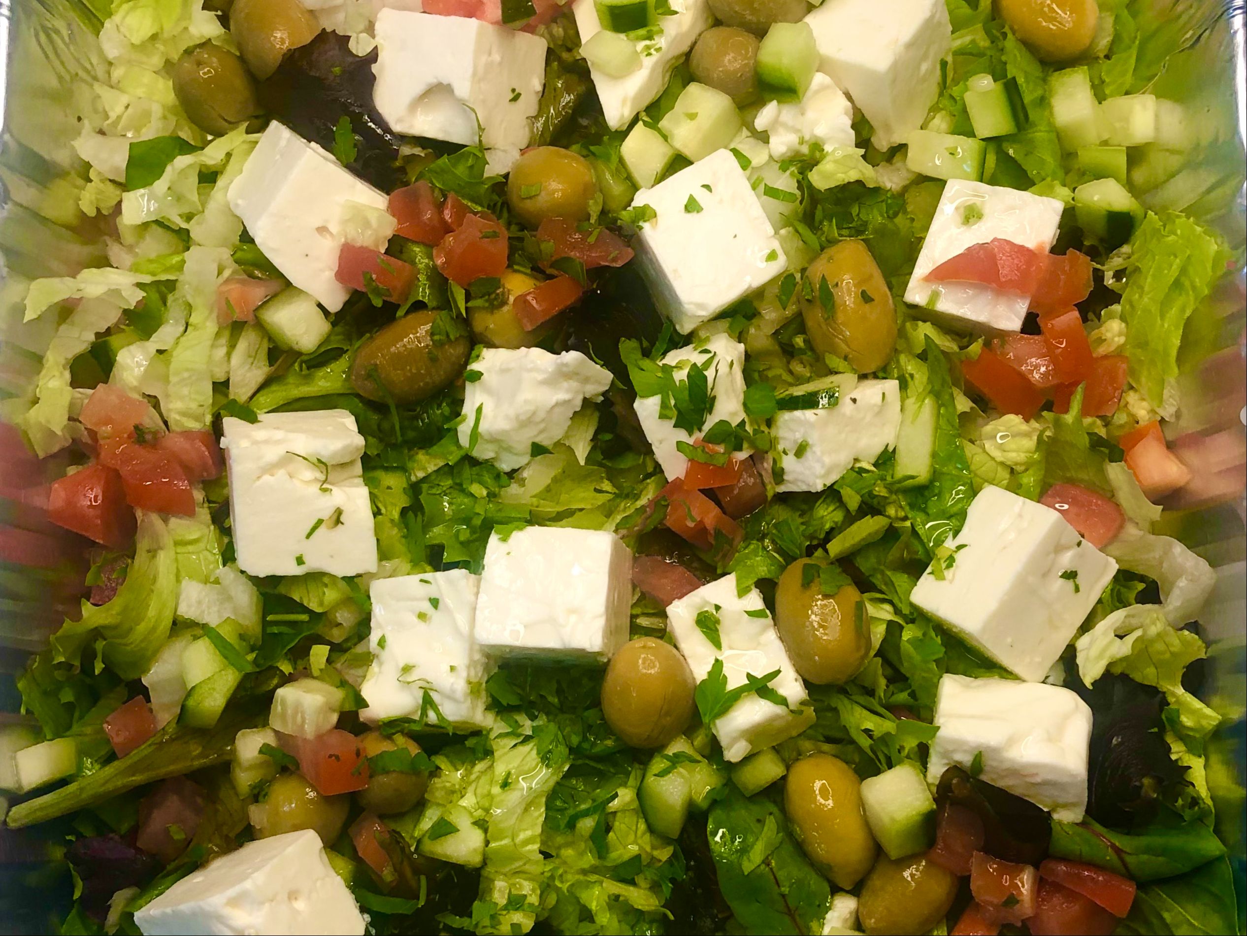 #9 Feta Olive Cheese Salad.