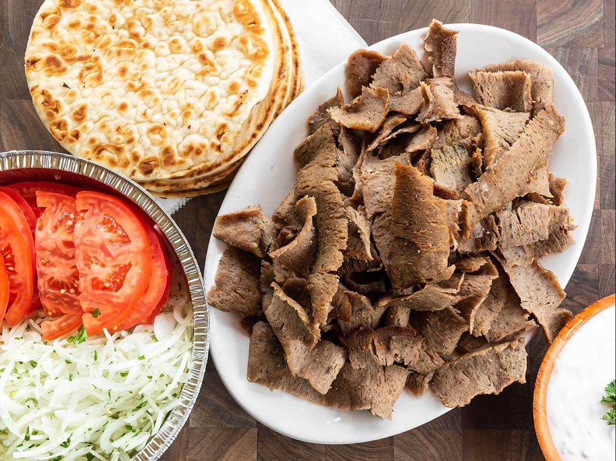 Beef & Lamb Gyros (Half Tray).