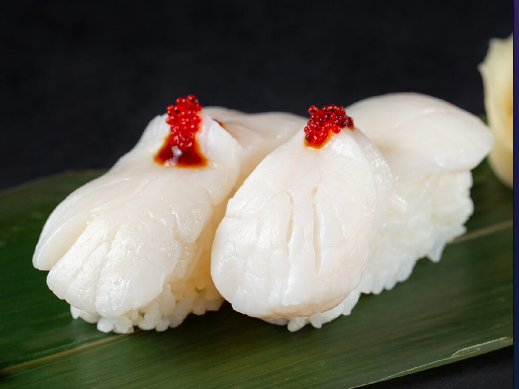 Scallop Nigiri.