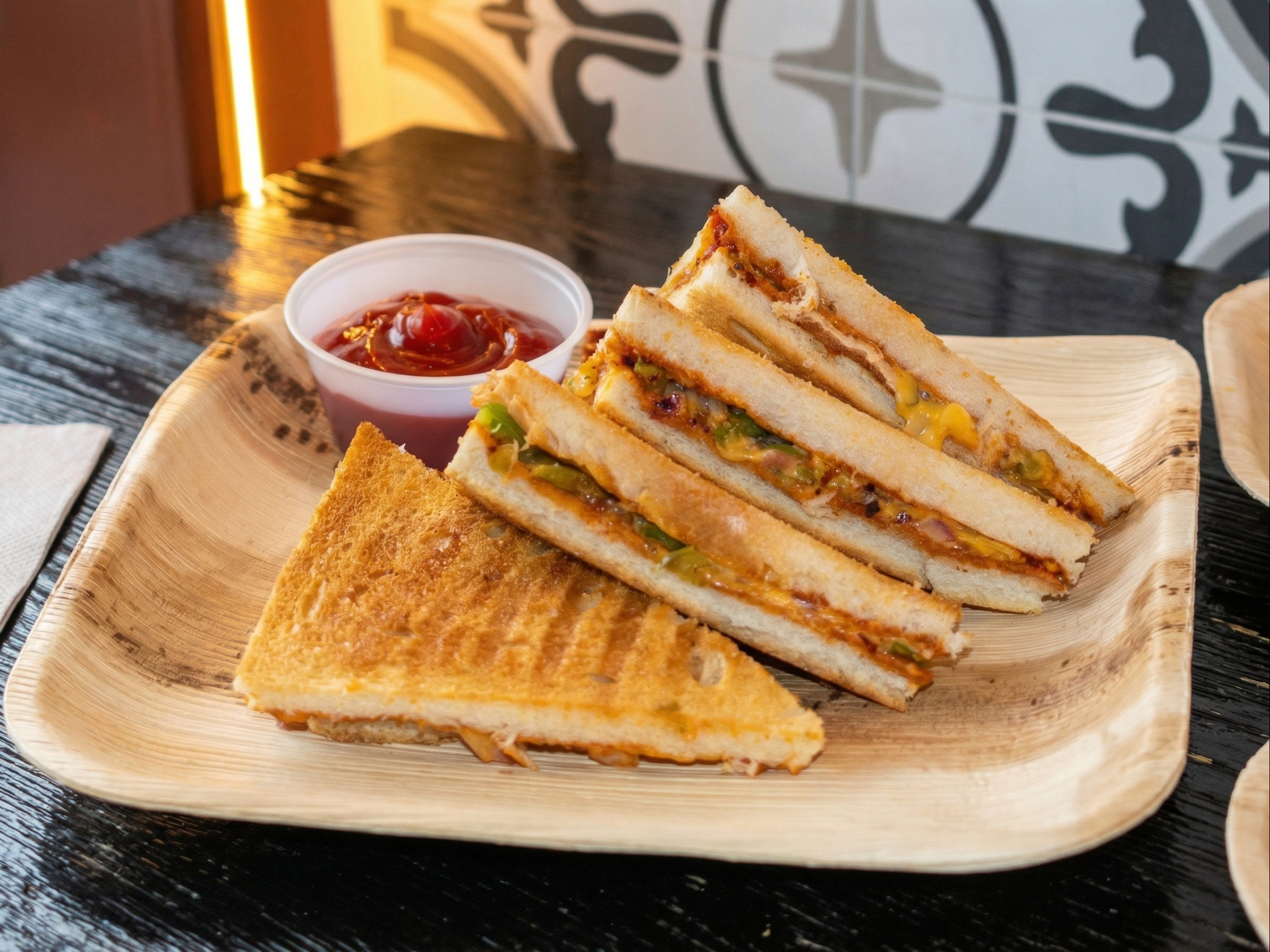 Chilli Cheese Toast.