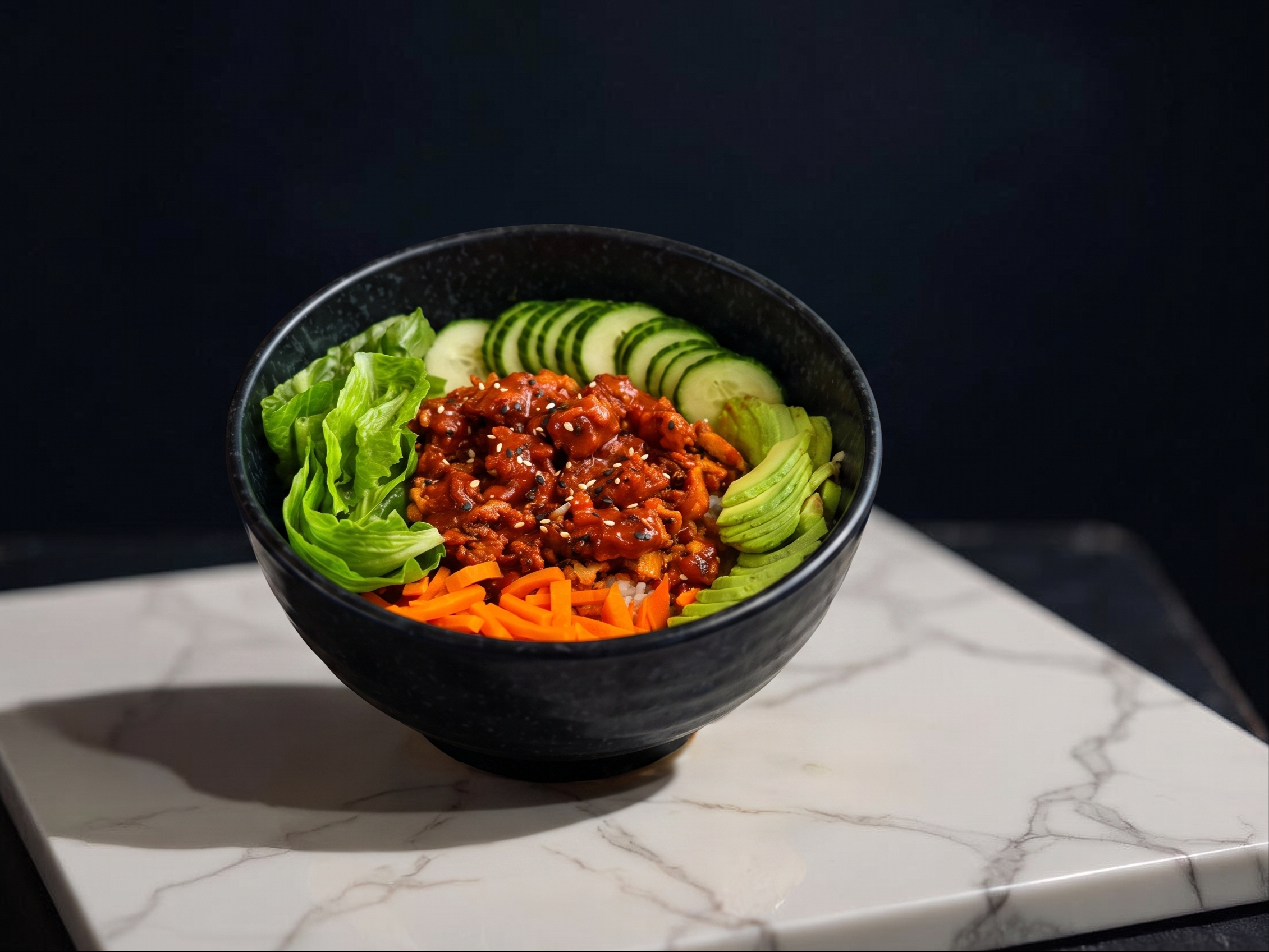 Spicy Pork Korean Bowl.