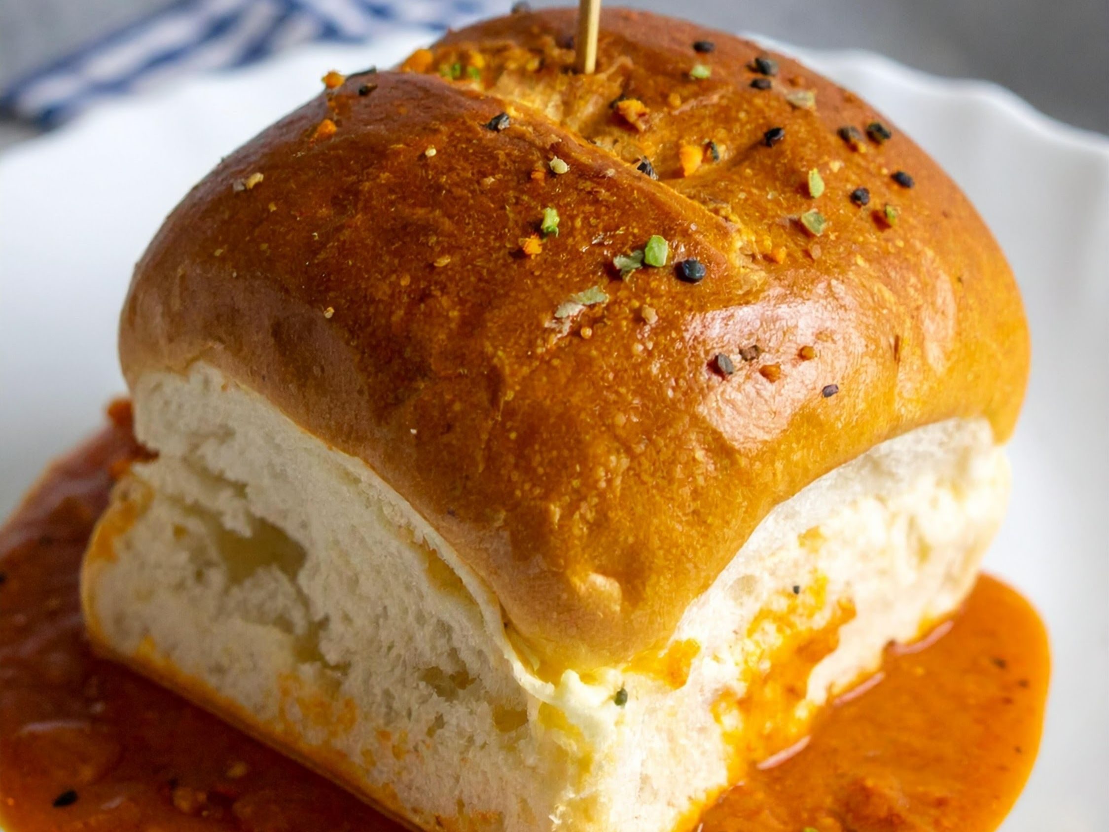 Extra 1 Pav - Pav Bhaji.