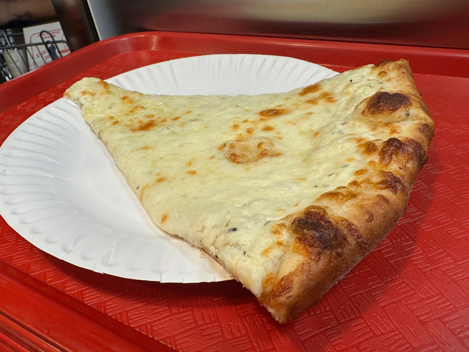 Pizza Slice: White.