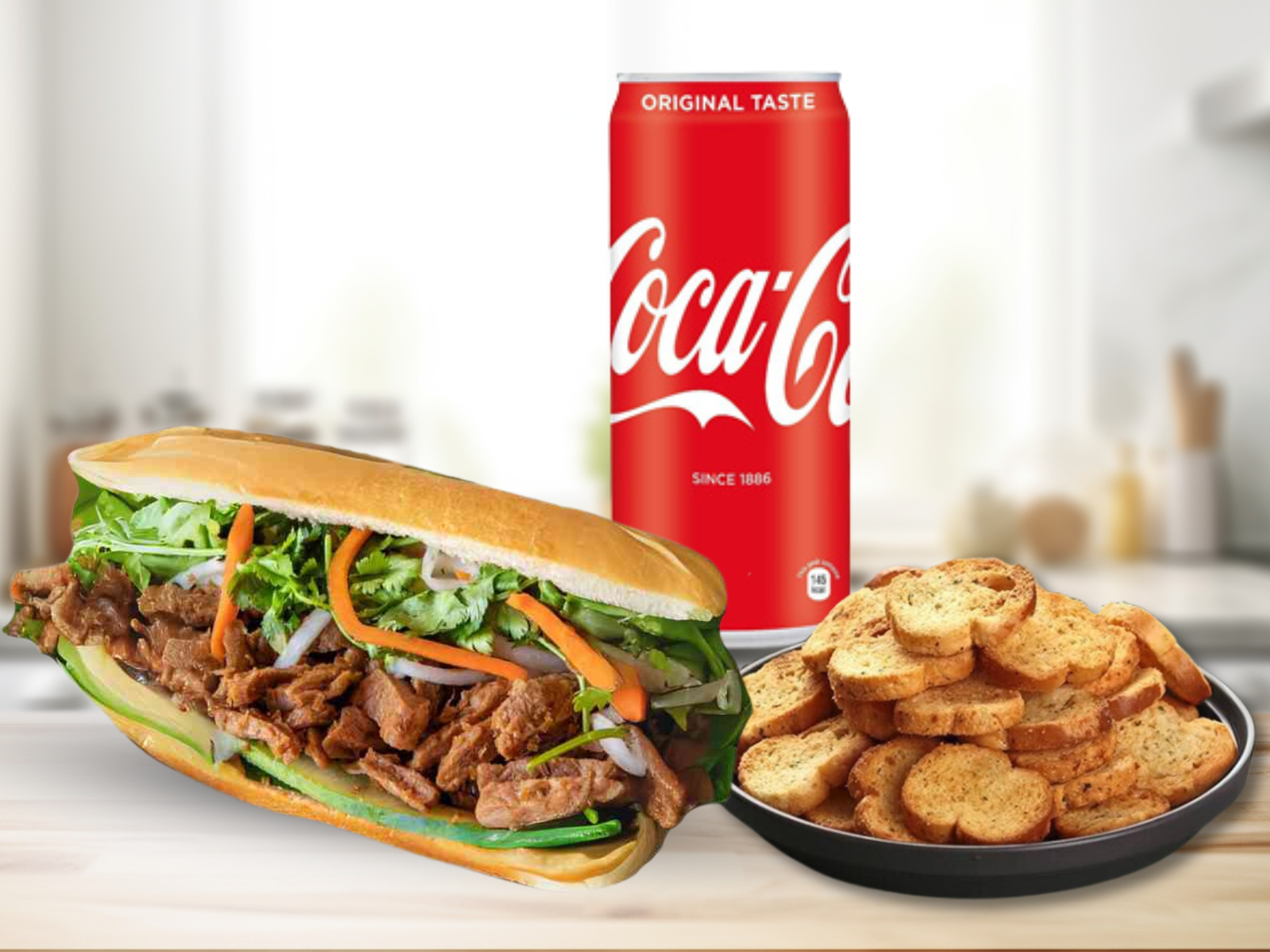 Mi-Meal Vegetarian / Bánh Mì Chay.