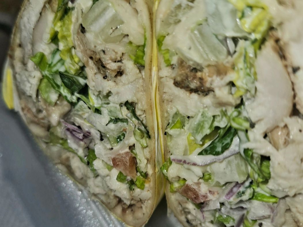 Chicken Caesar Wrap.