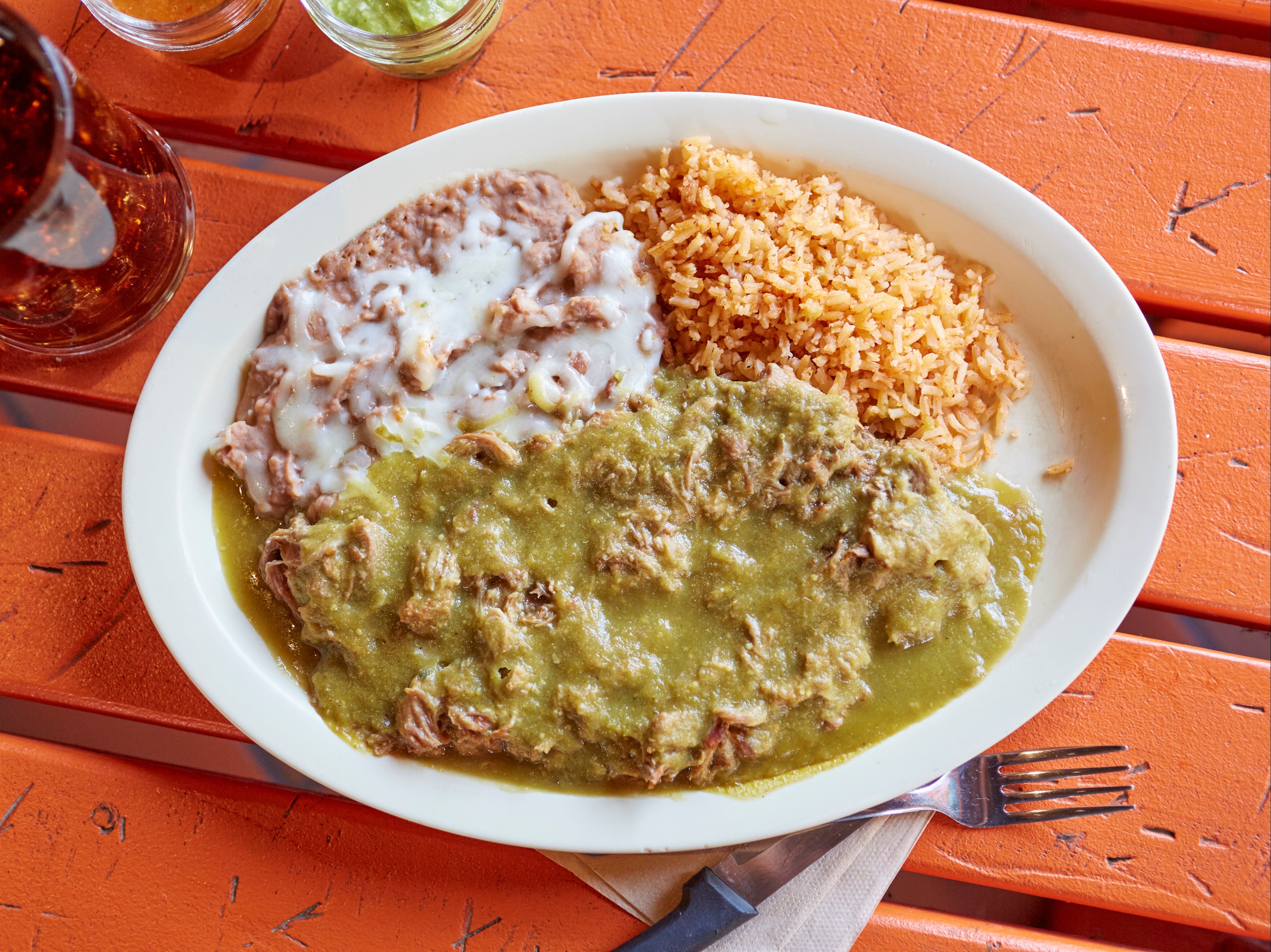 Chile Verde Plate.