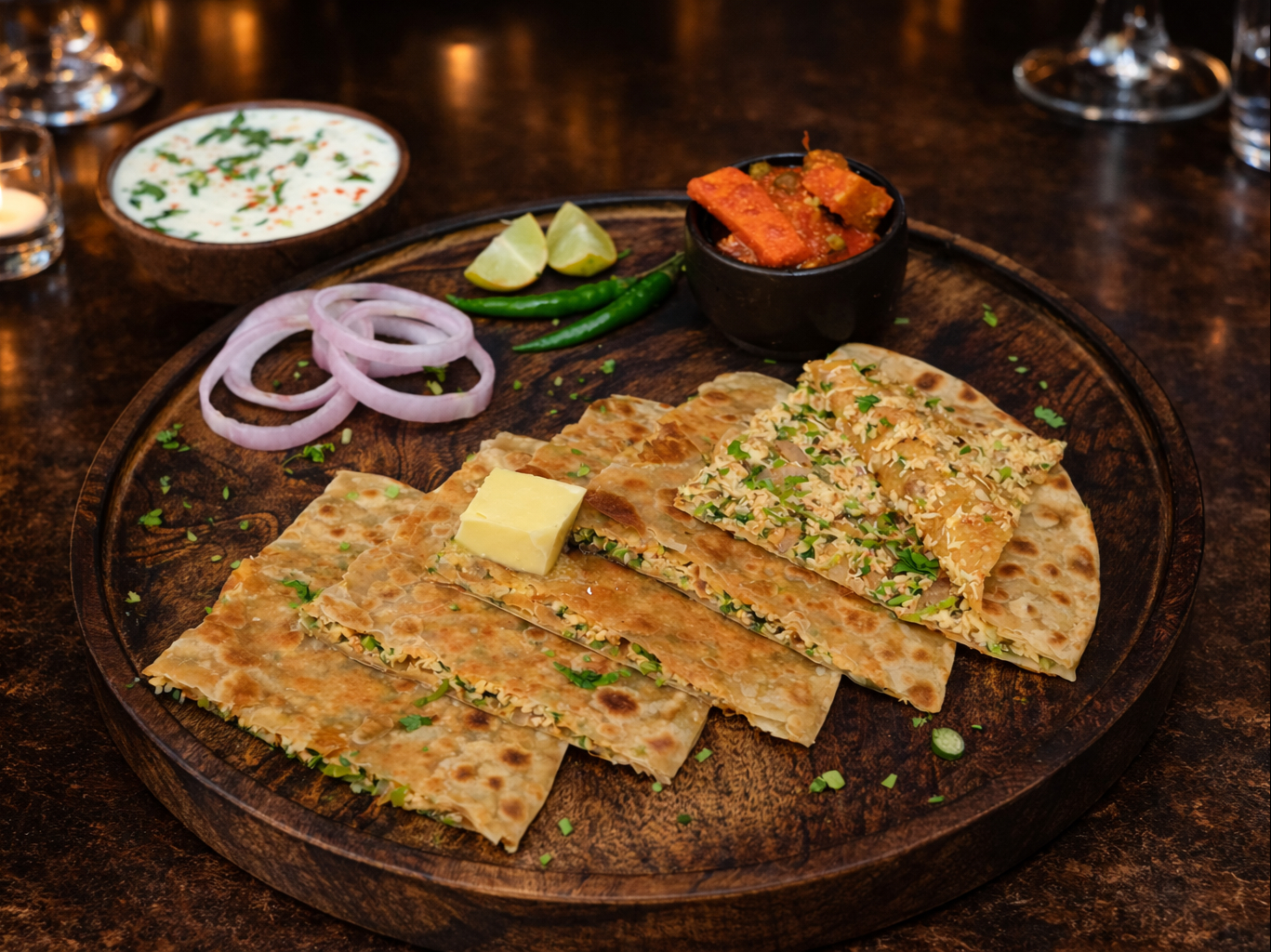 Paneer Paratha.
