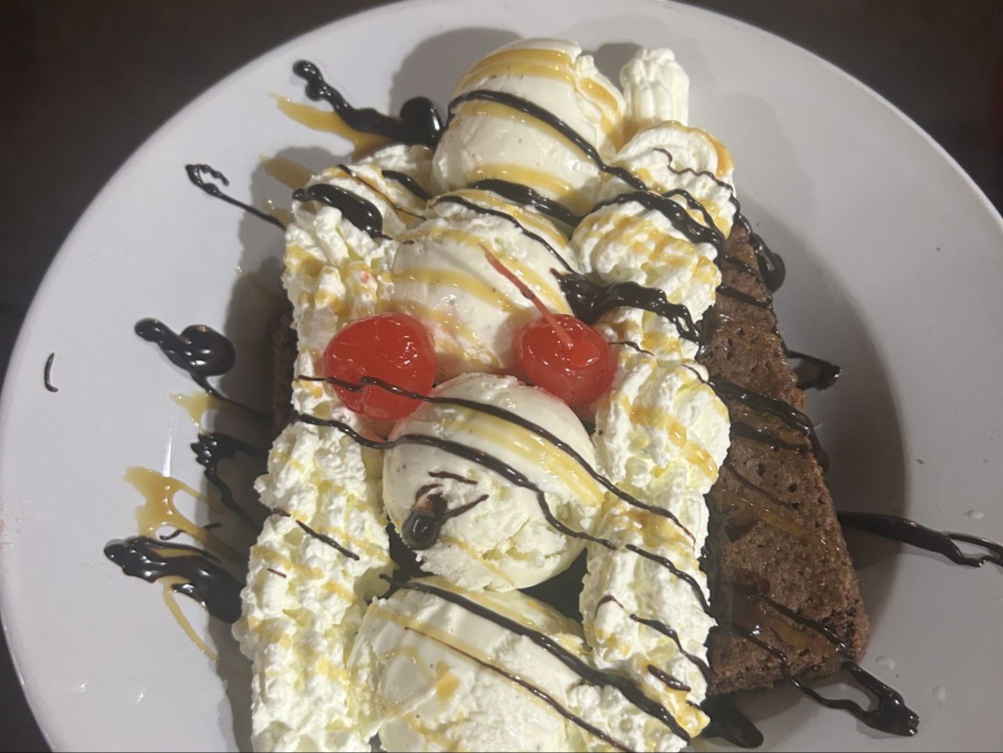 Brownie Sundae.