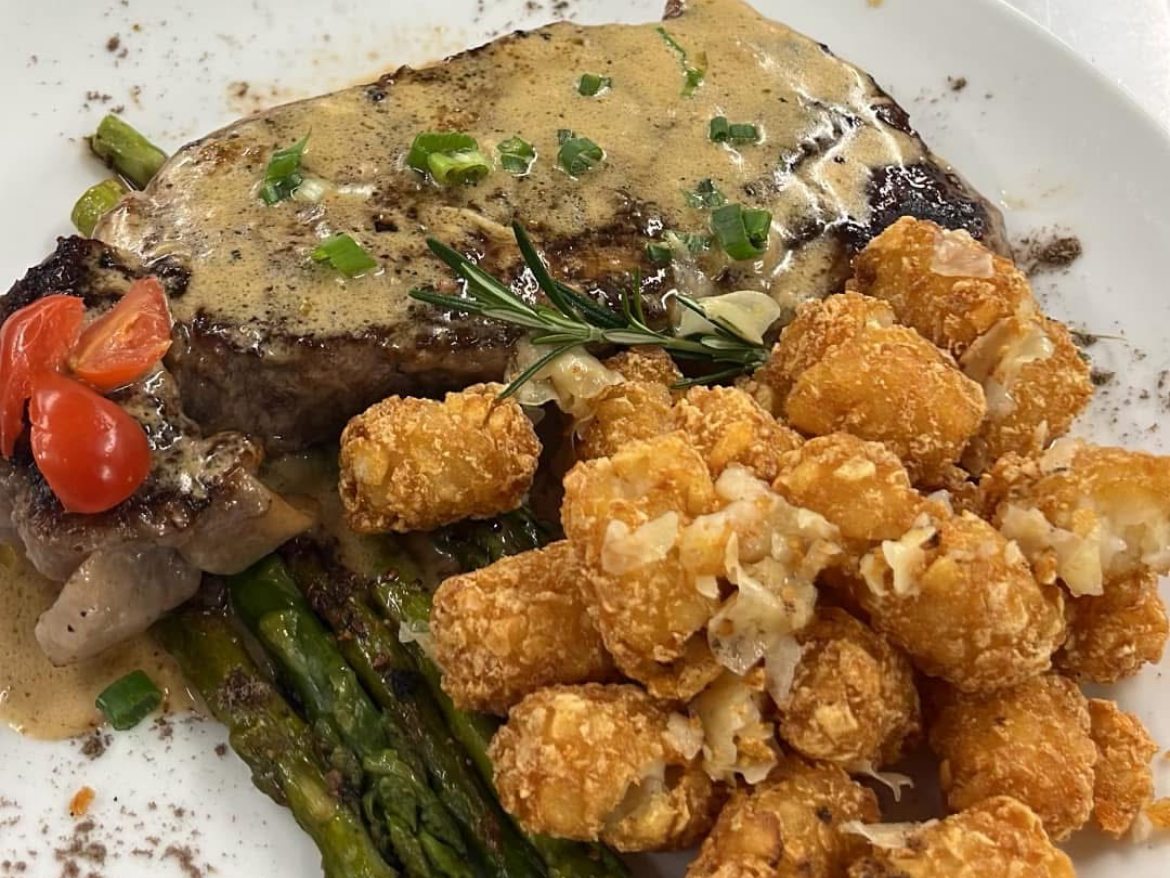 NY Strip Au Poivre.