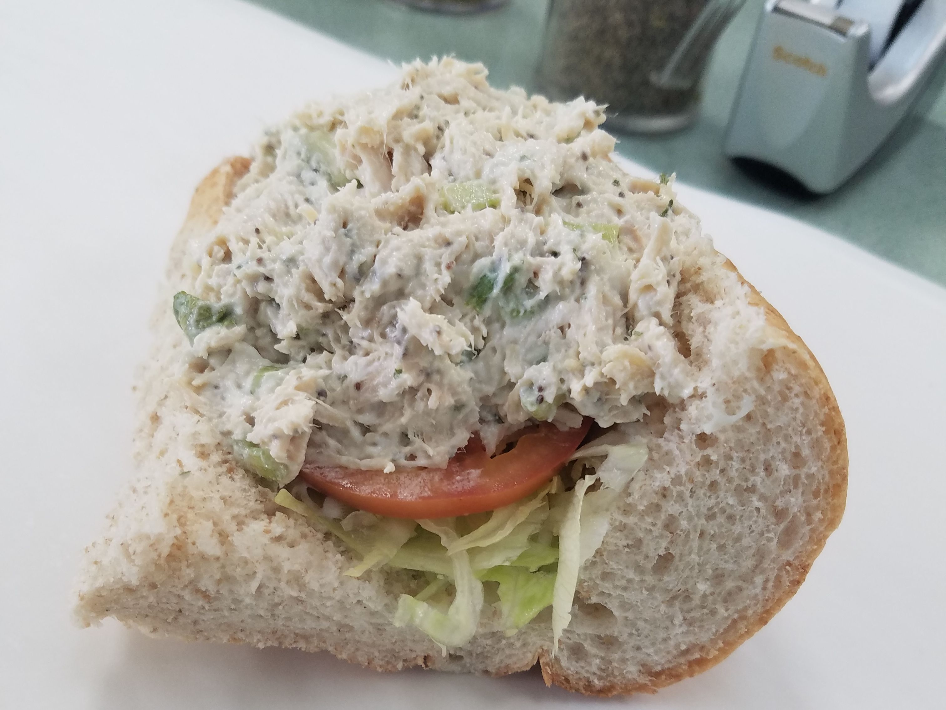 #15 Chicken Salad And Provolone Hoagie.