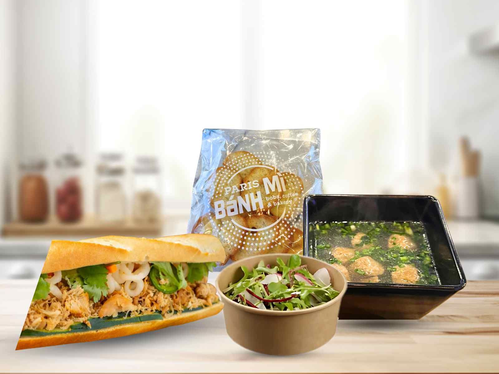 Pick-2 Entree Shredded Chicken / Bánh Mì Gà Xé - Small (6).