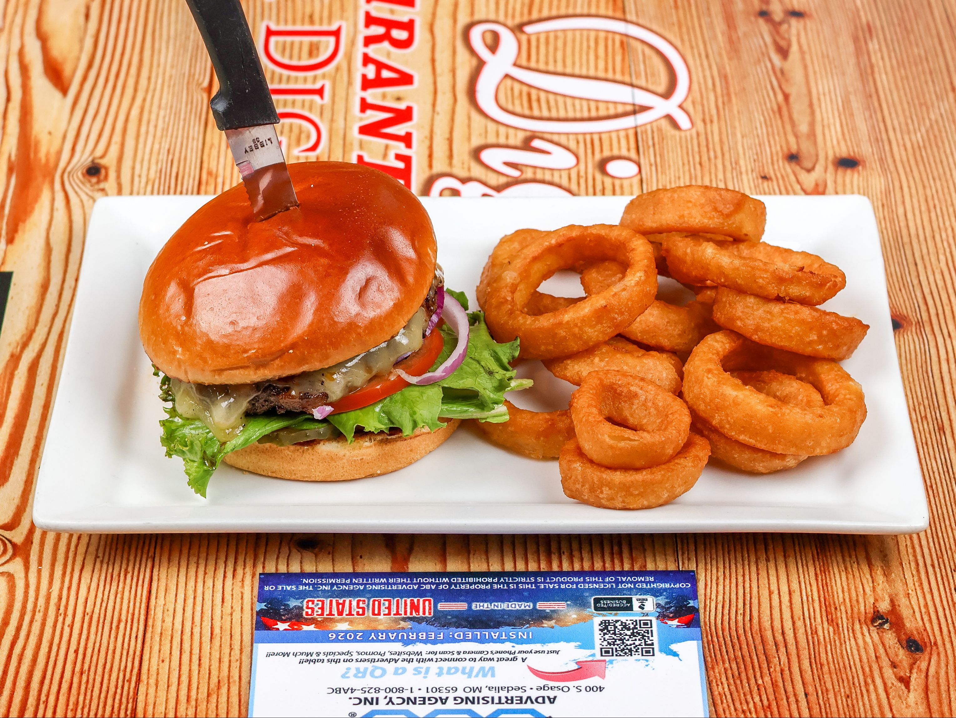 Dignature Burger.