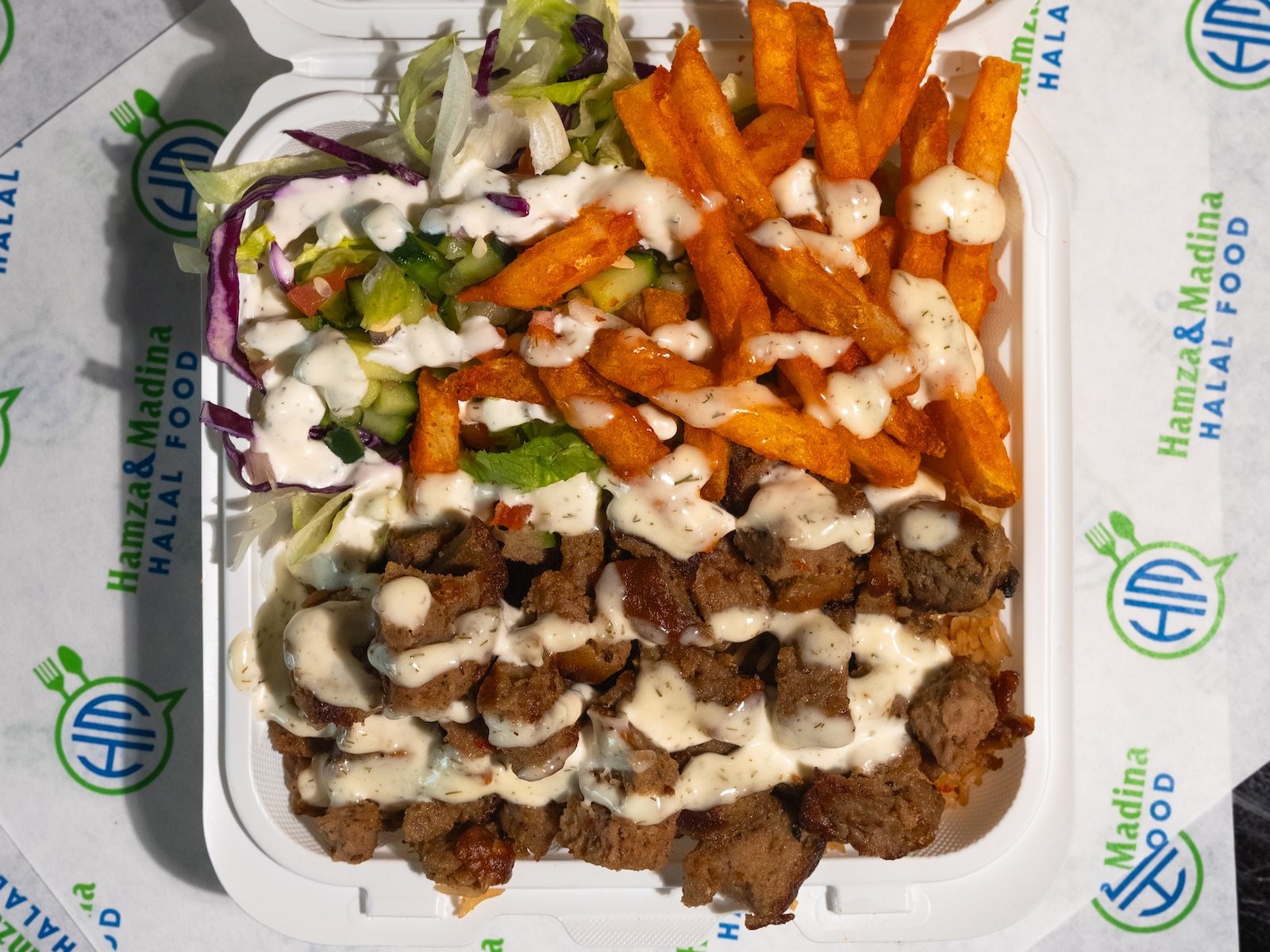 Lamb Over Rice.
