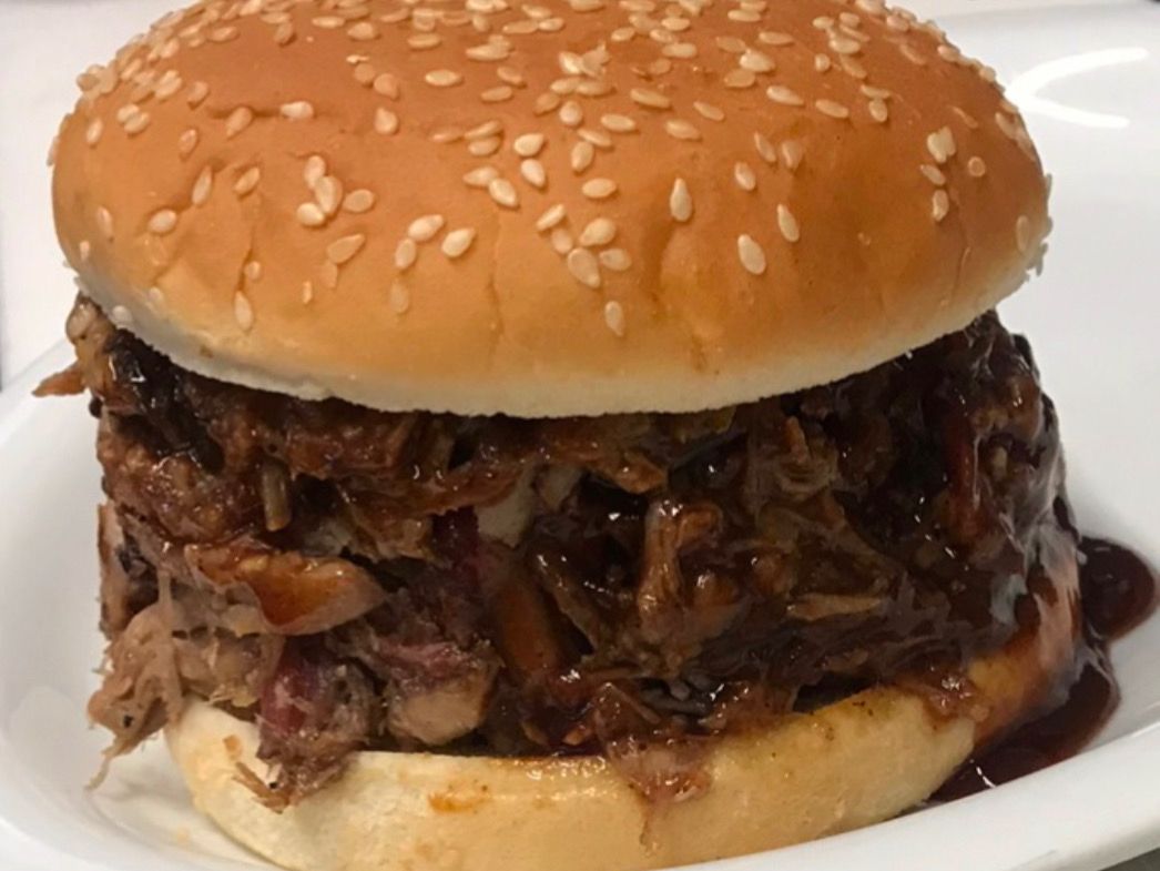 Beef Brisket Sandwich.