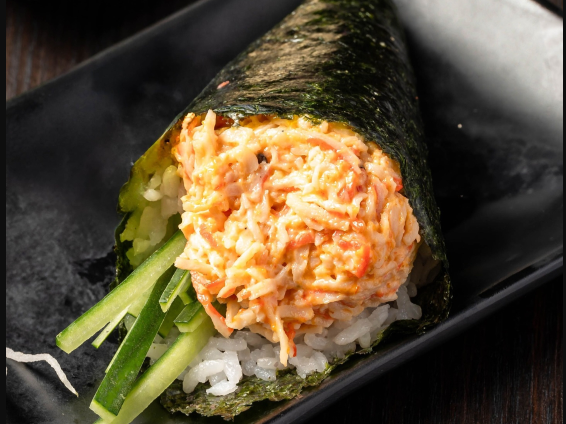 Spicy Cali Handroll.