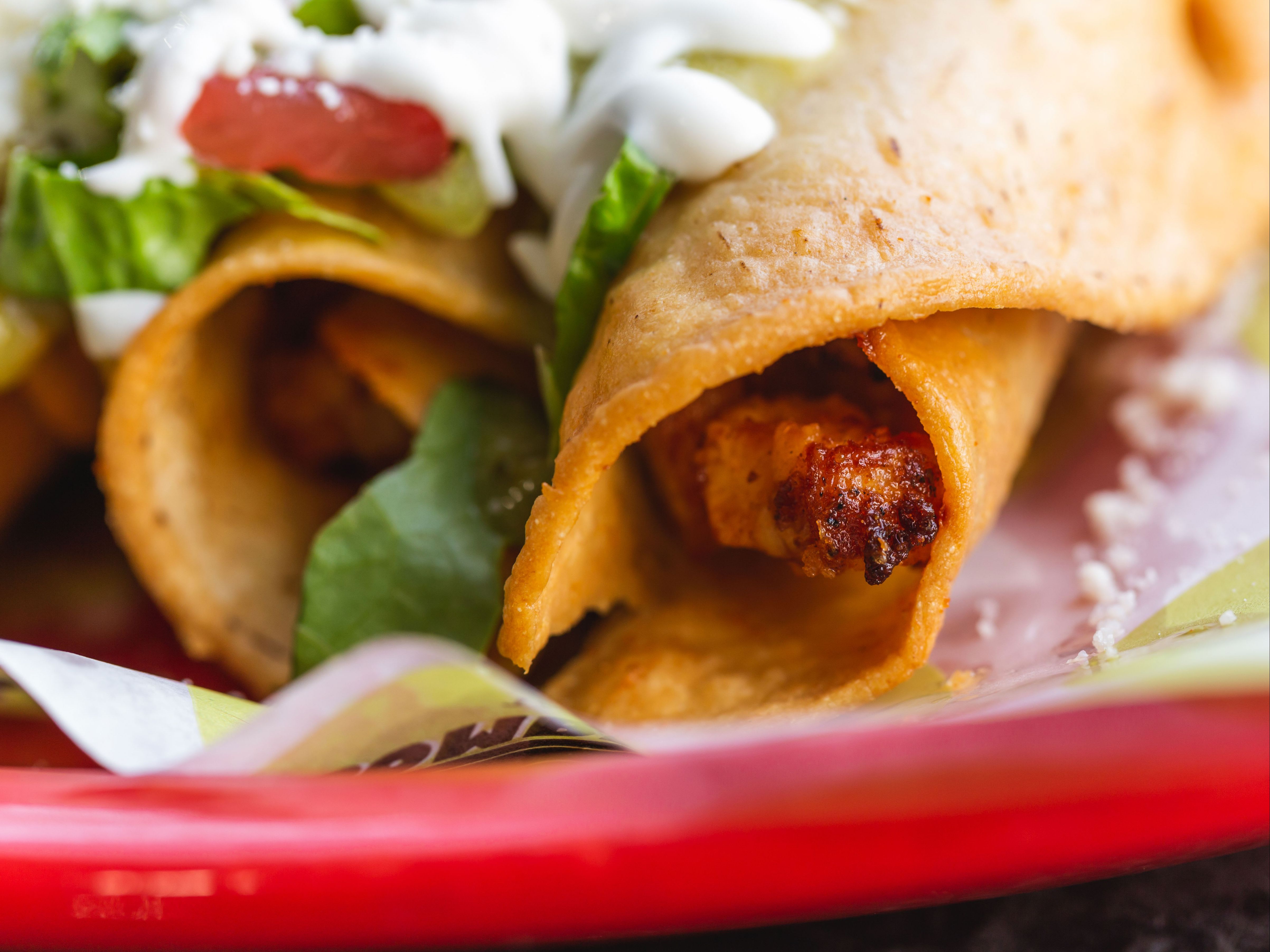 Chicken Taquitos (Flautas).
