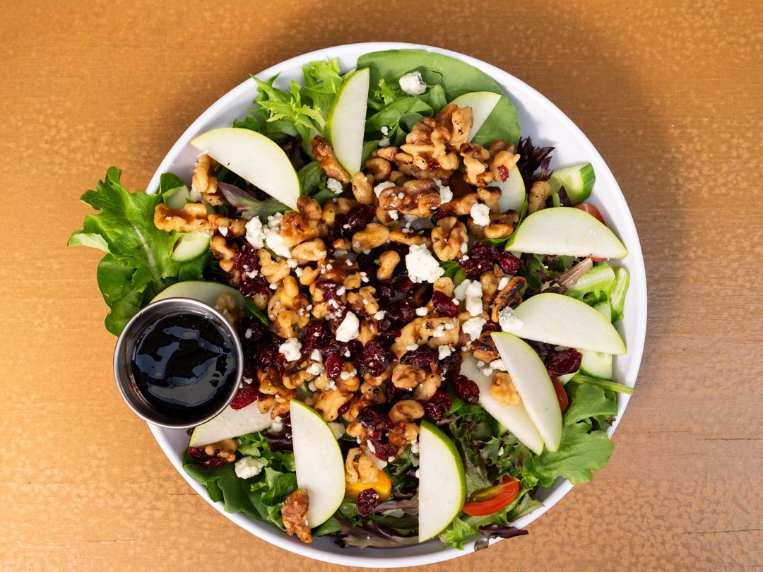 Pear And Gorgonzola Salad.