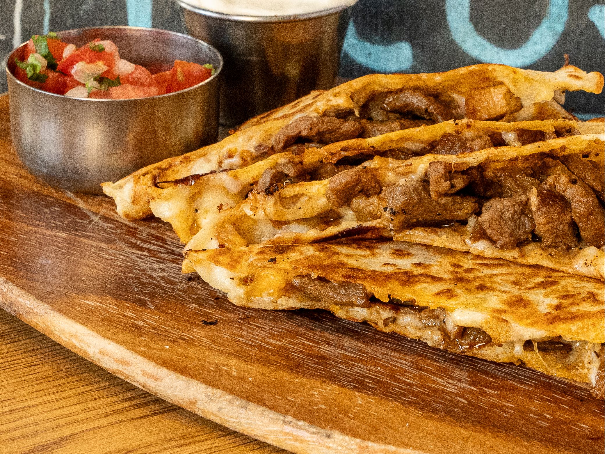 Carne Asada Quesadilla.