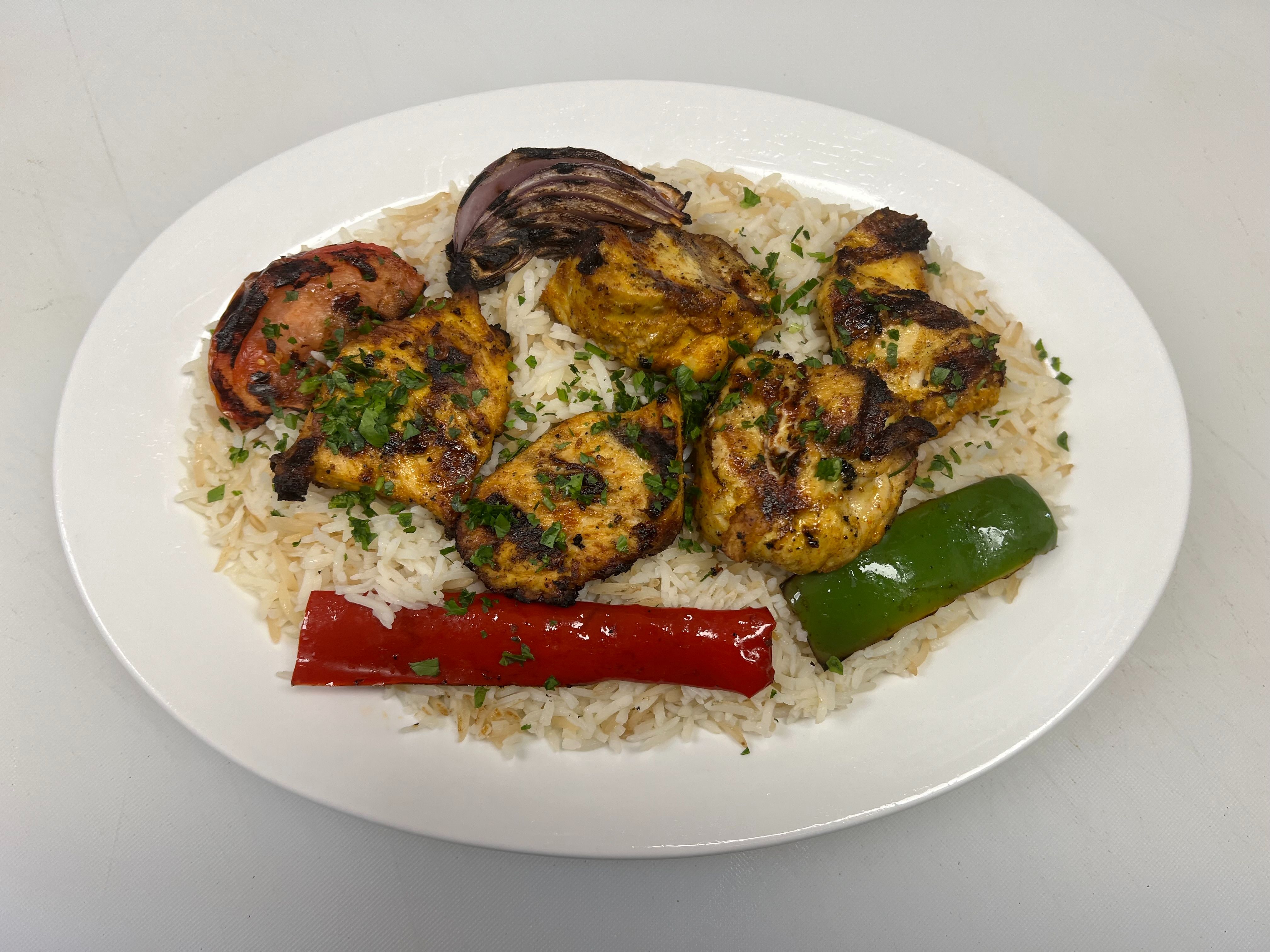 Chicken Shish Taouk Plate