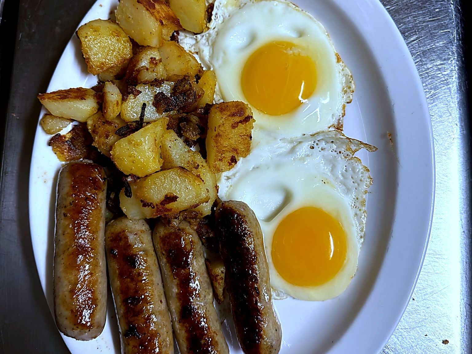 Country Sausage Links & Eggs.
