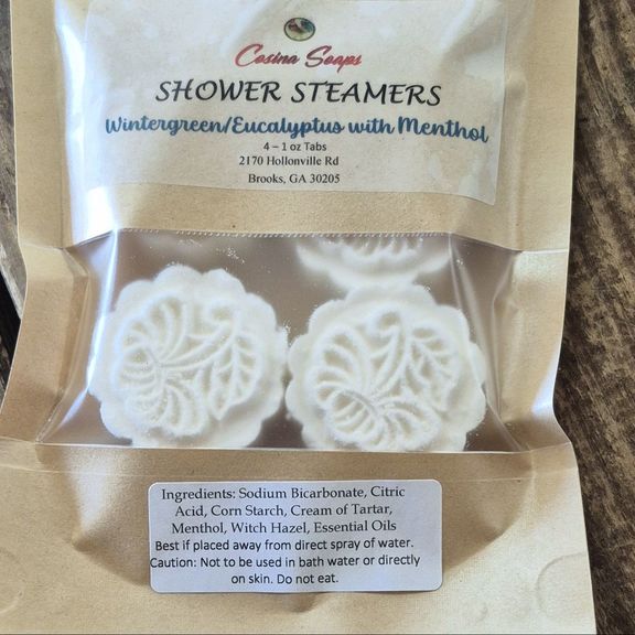 Shower Steamer Wintergreen/Eucalyptus with Menthol
