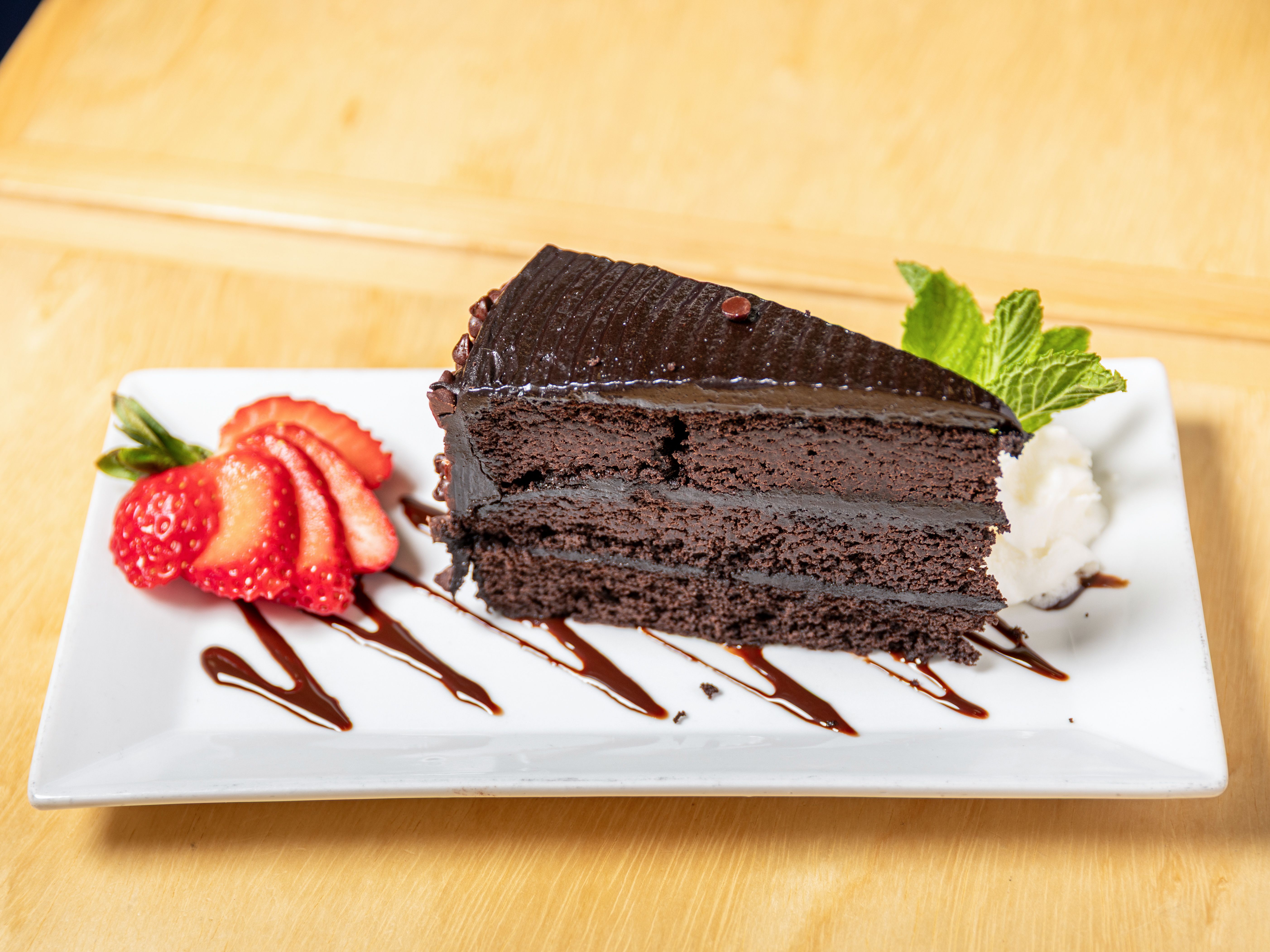 Chocolate Cake.