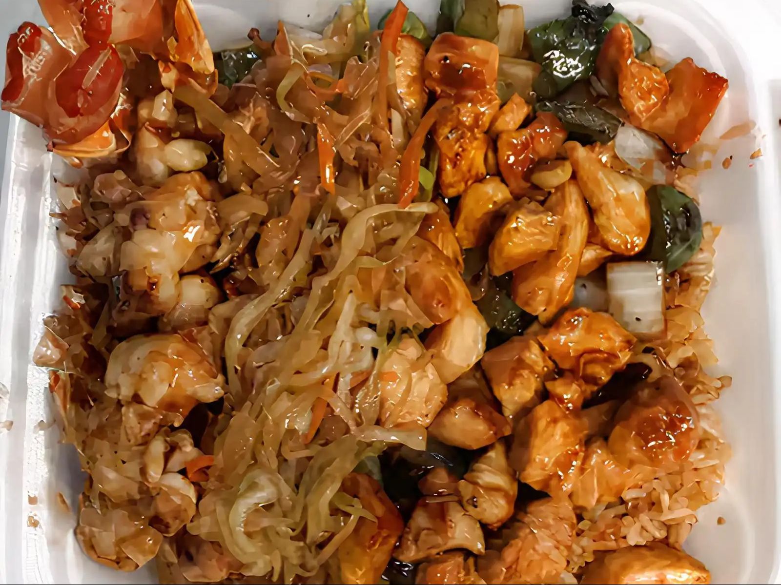 Hibachi Chicken & Lobster.