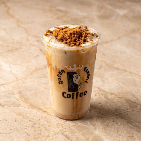 Iced Lotus Biscoff Latte