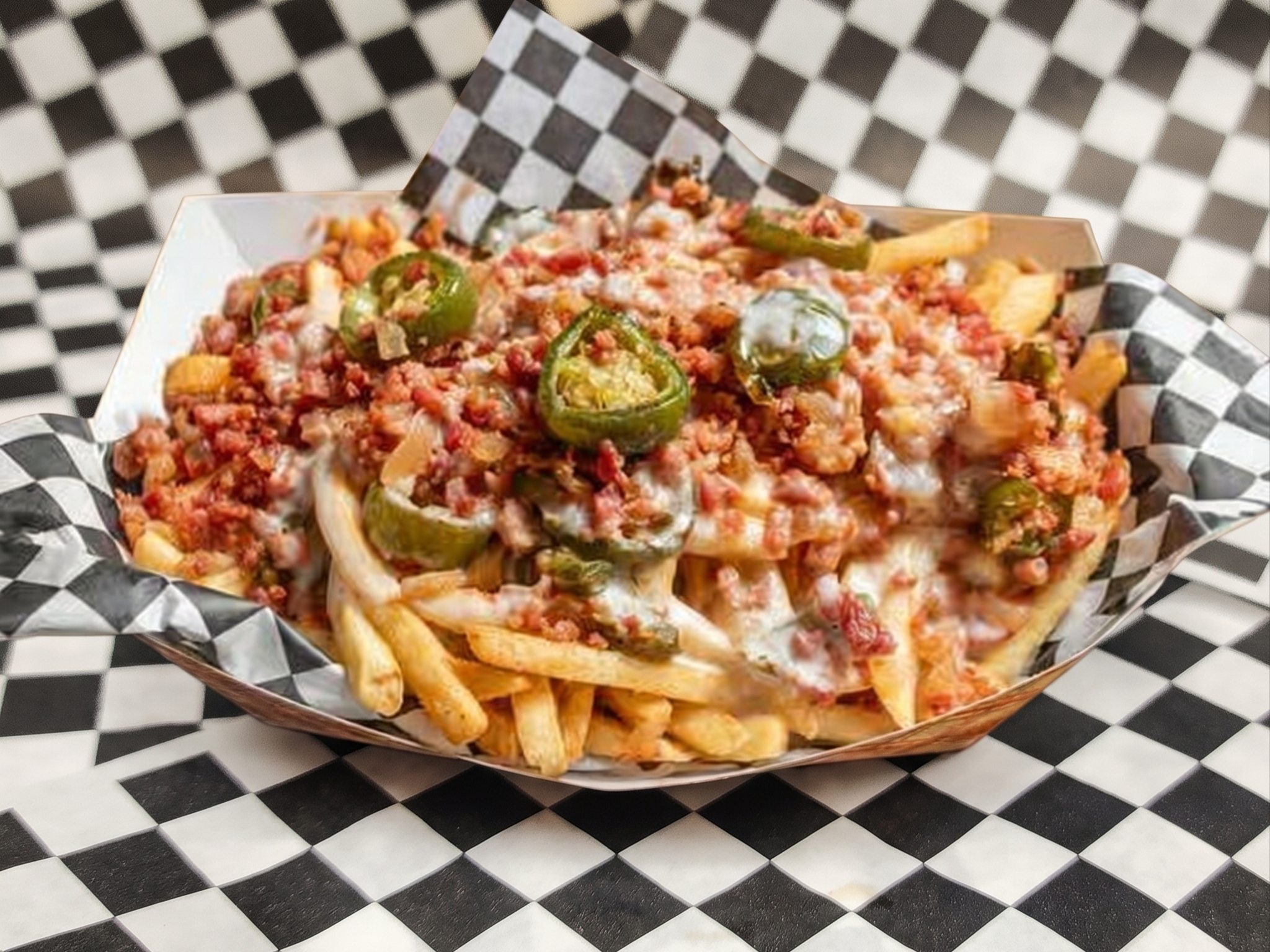QUESO FRIES.