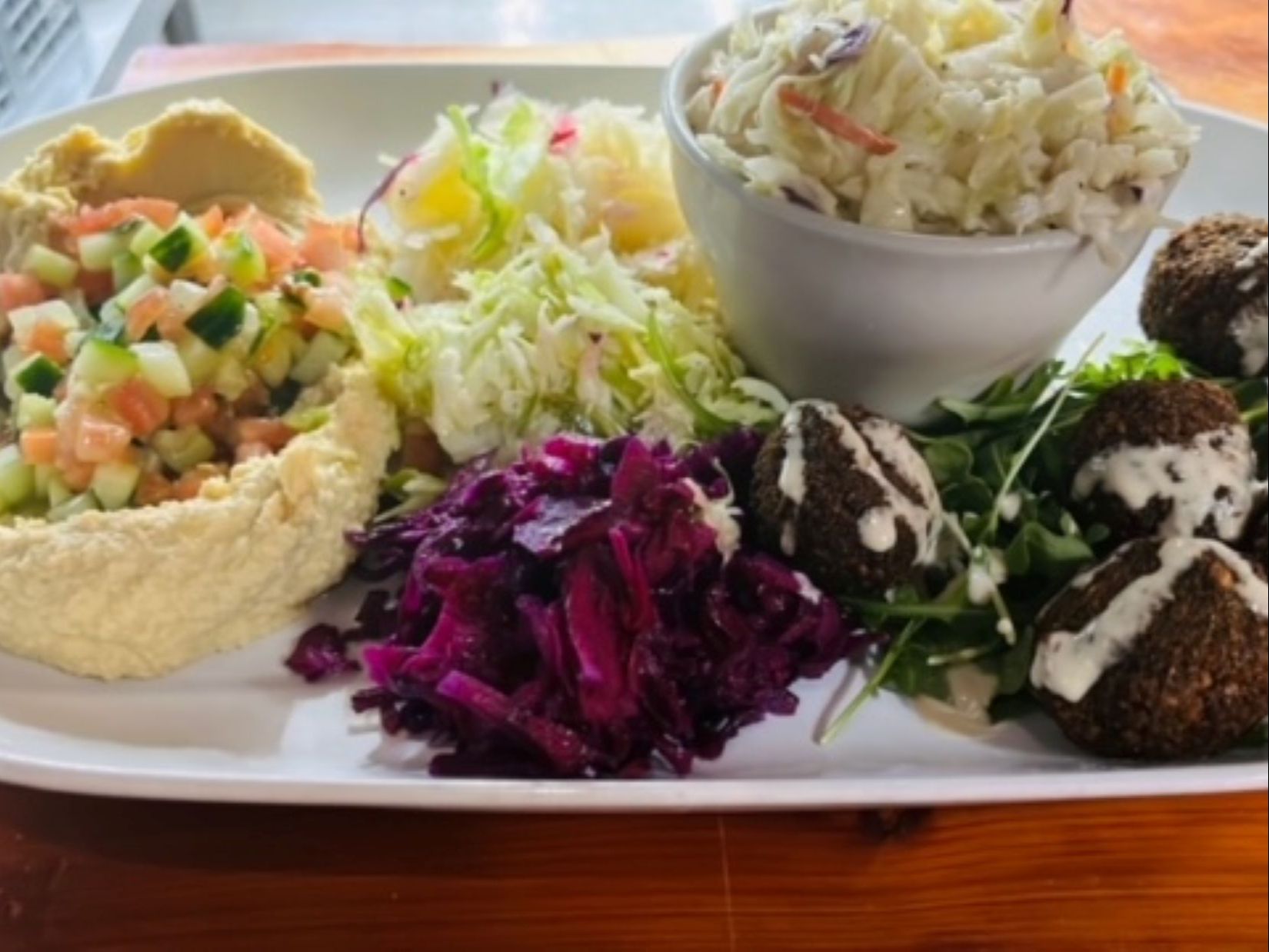 Falafel Platter.