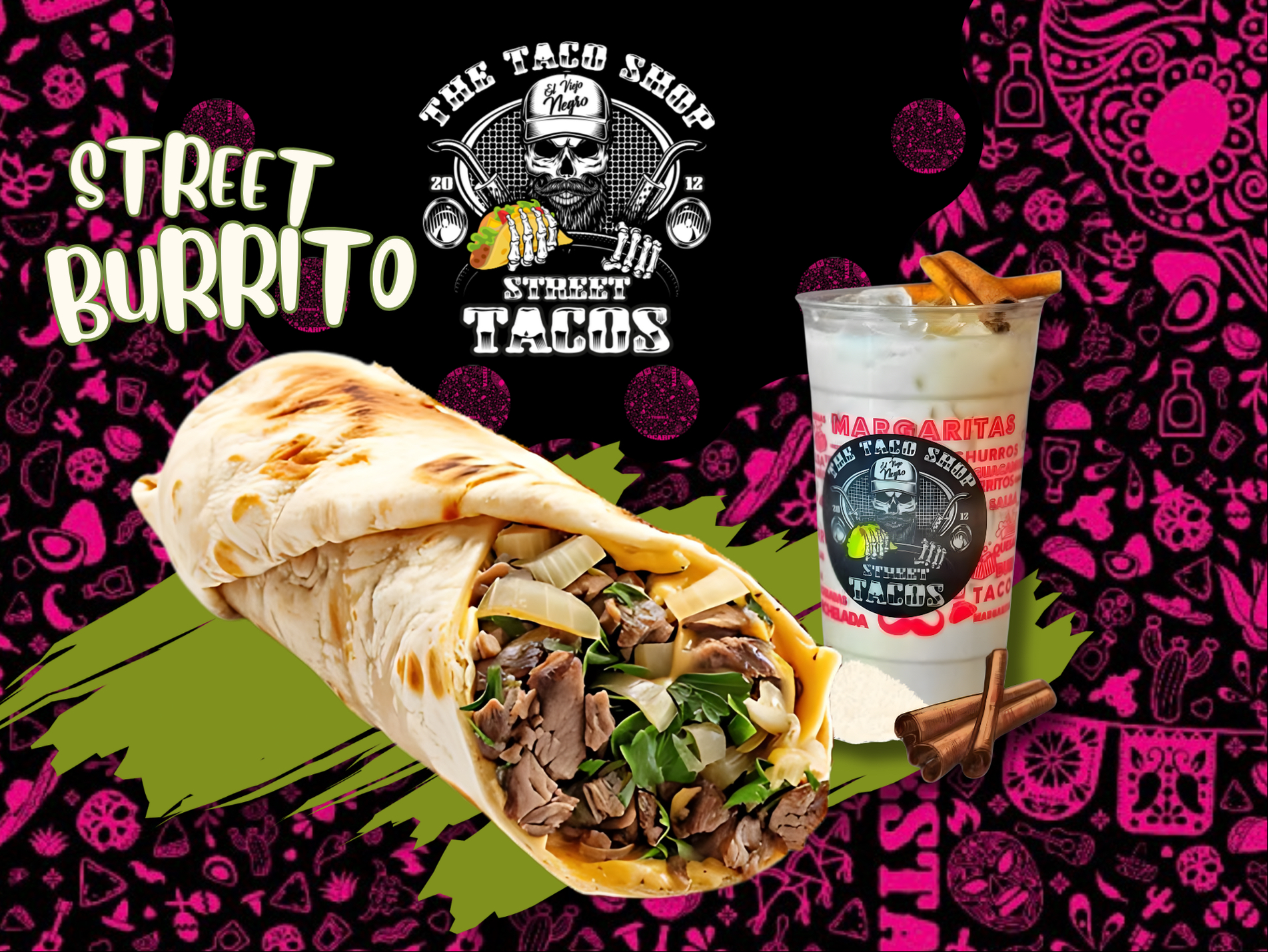 COMBO STREET BURRITO.