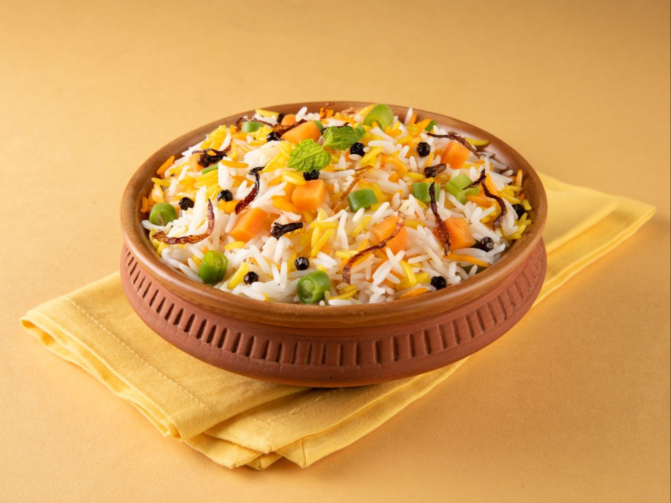 87. Vegetable Biryani Regular.