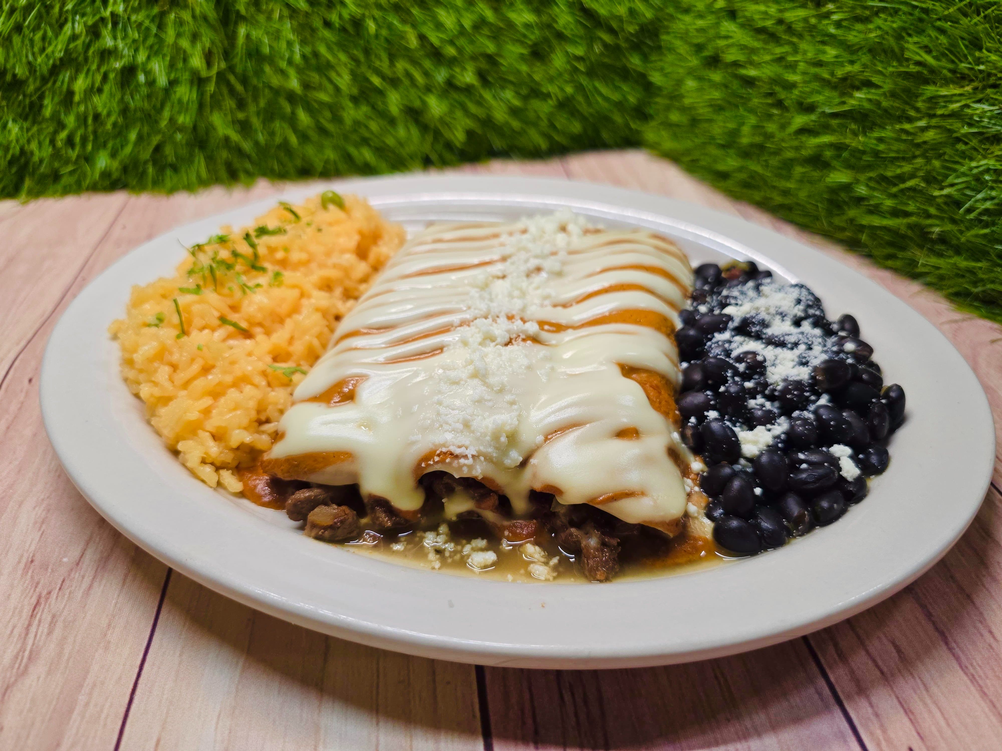 Suiza Style Enchilada.
