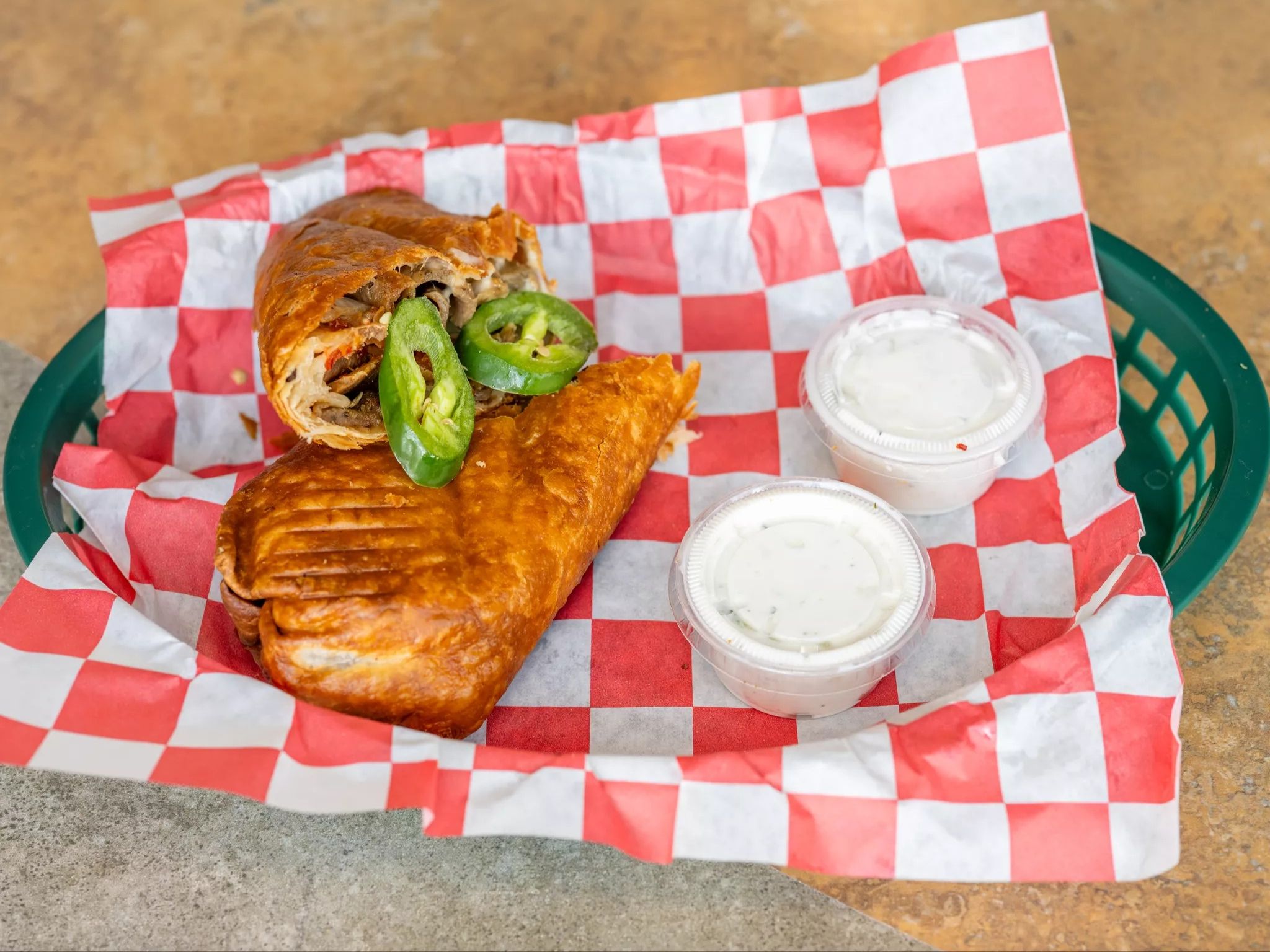 Crispy Fiesta Gyro.