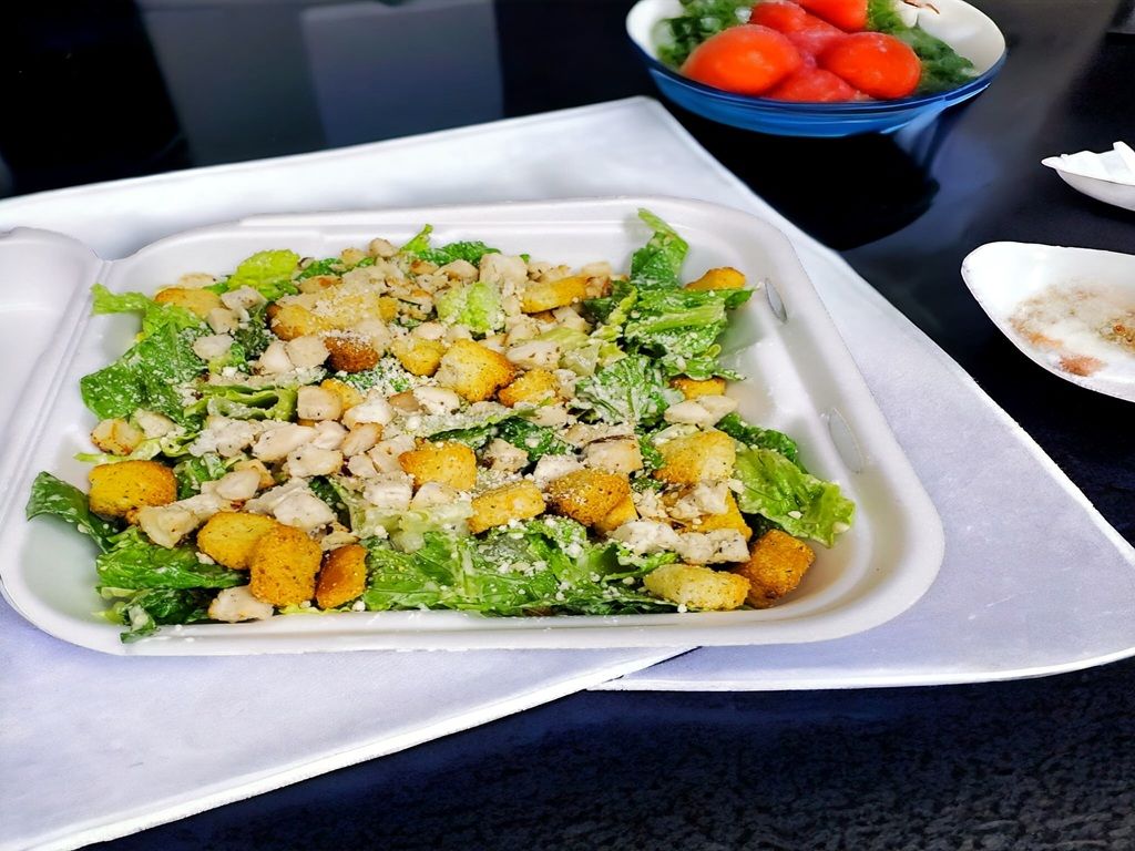 Chicken Caesar Salad.