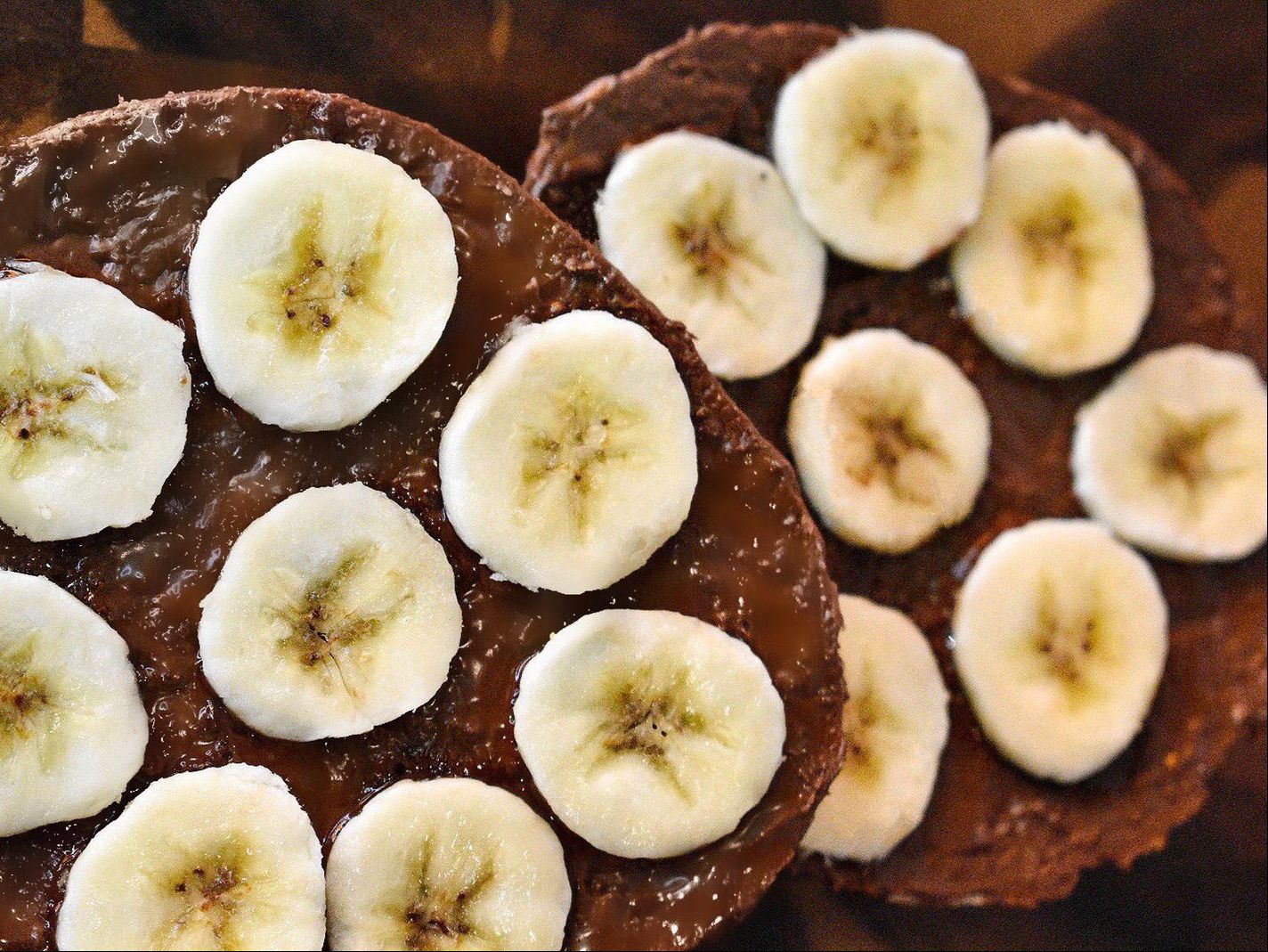 BAGEL W/NUTELLA.