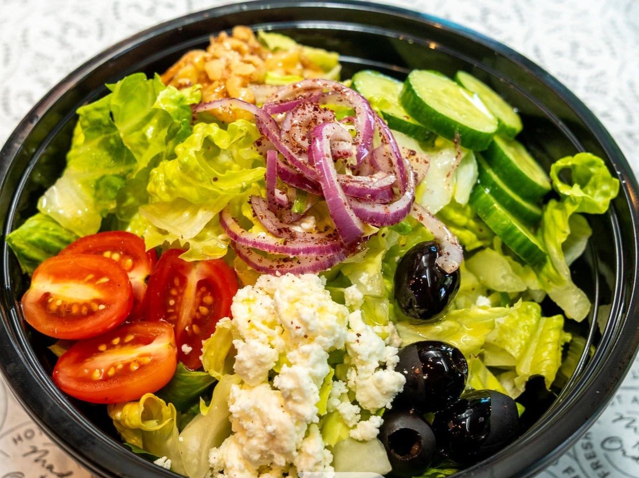 Mediterranean Salad - Catering(Serve 5-7).