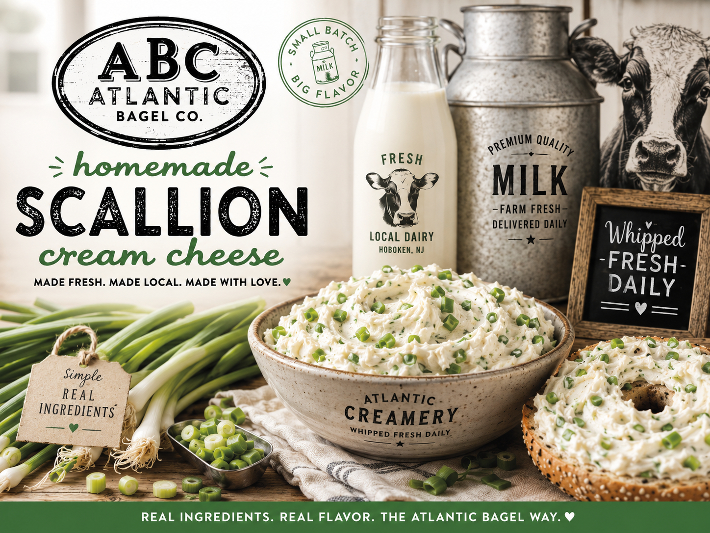 Scallion Cream Cheese.