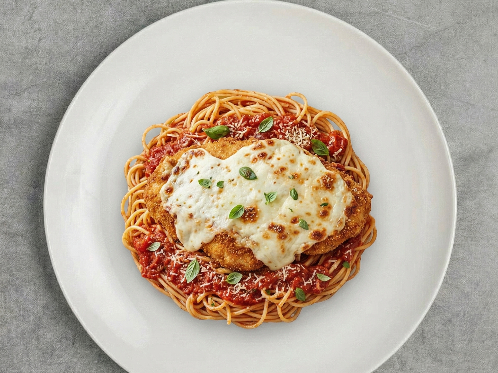 Chicken Parmigiana Pasta.