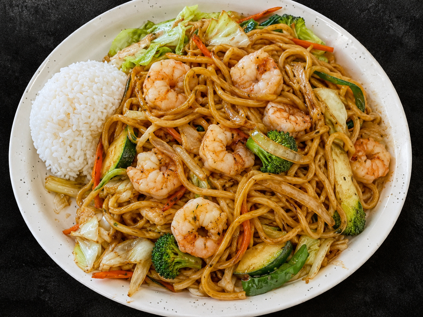 Shrimp Yakisoba.