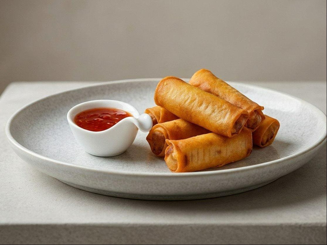Veggie Egg Rolls.