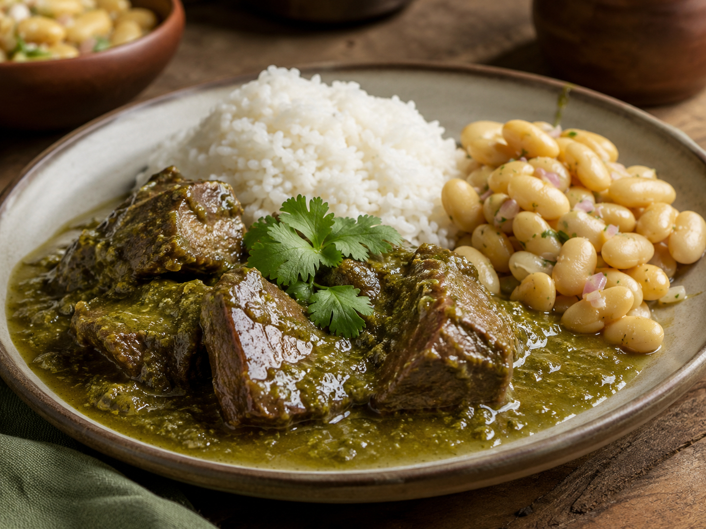 SECO DE RES CON FRIJOLES