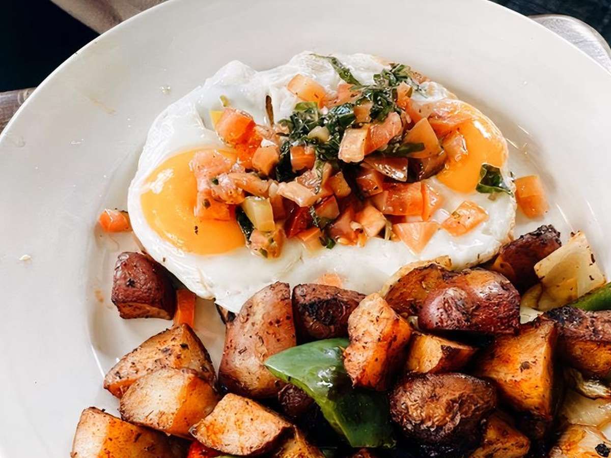 Eggs Bruschetta