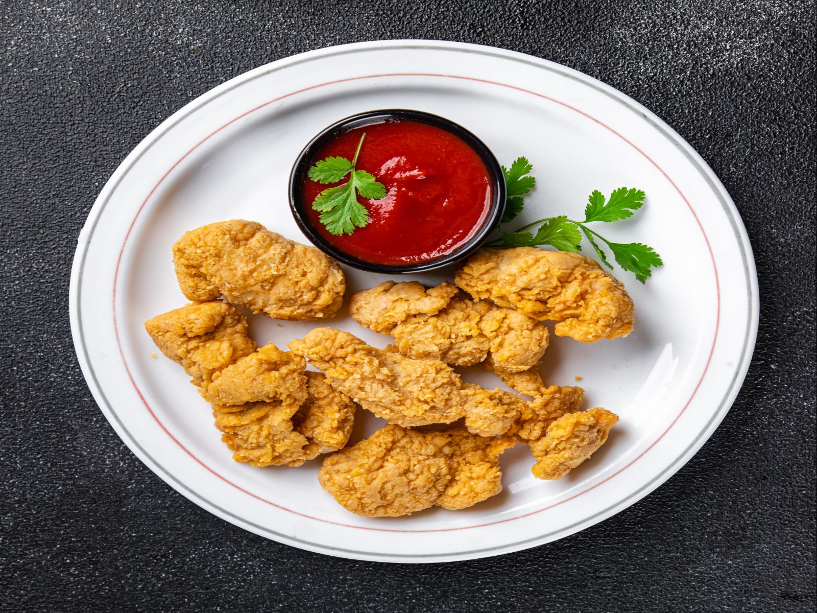 CHICKEN NUGGETS.