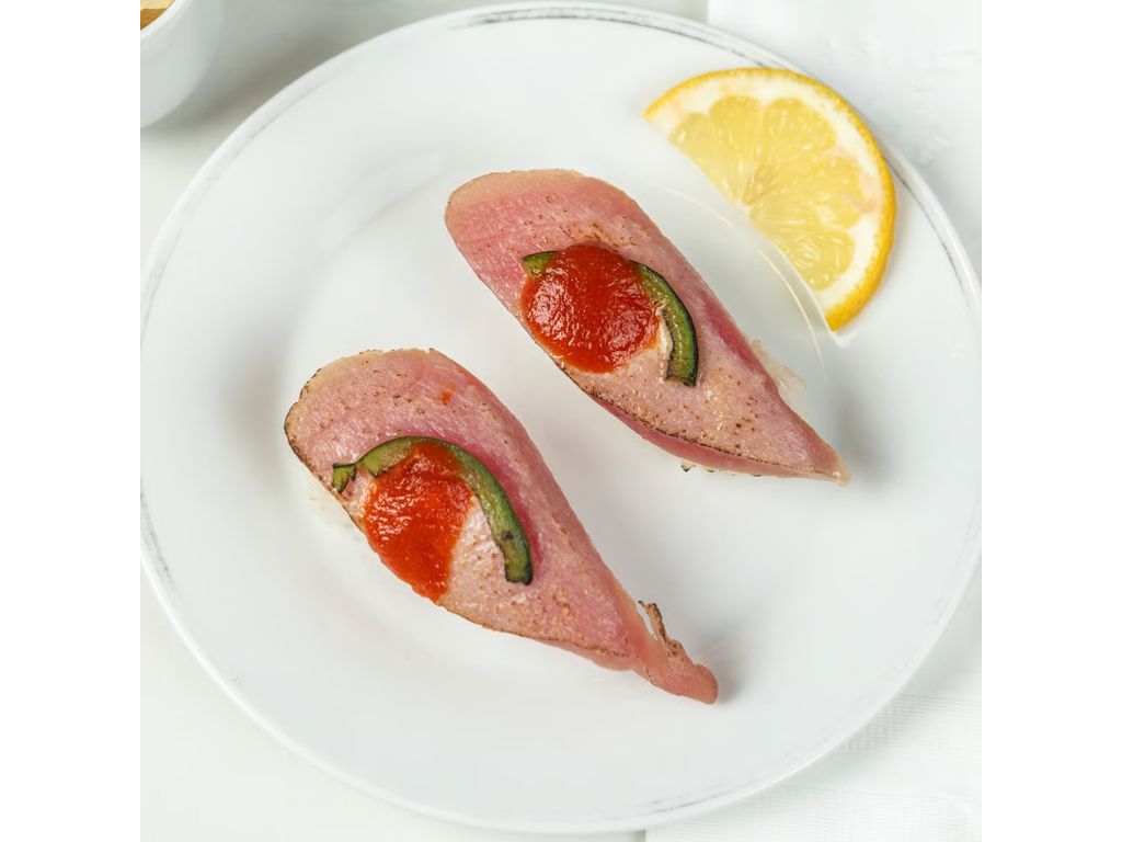 Seared Tuna Nigiri.