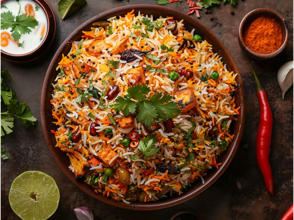 Vegetable Biryani.