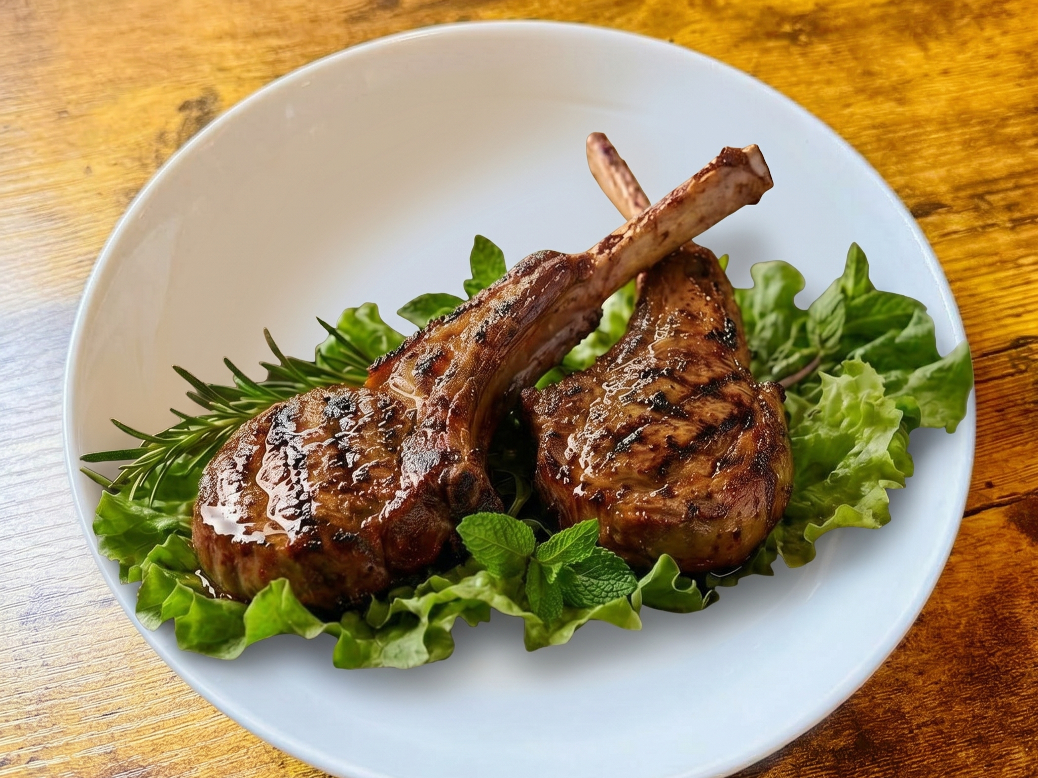 Lamb Chops Appetizer.